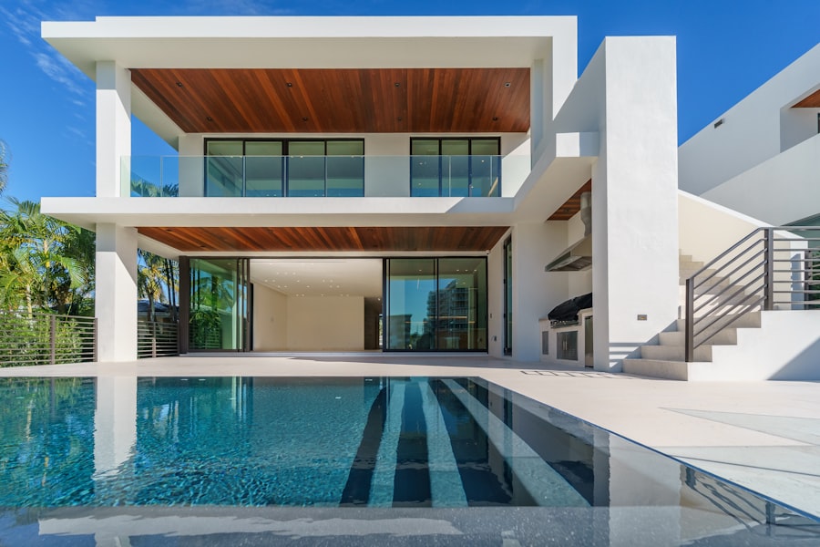 Contemporary luxury villa with pool